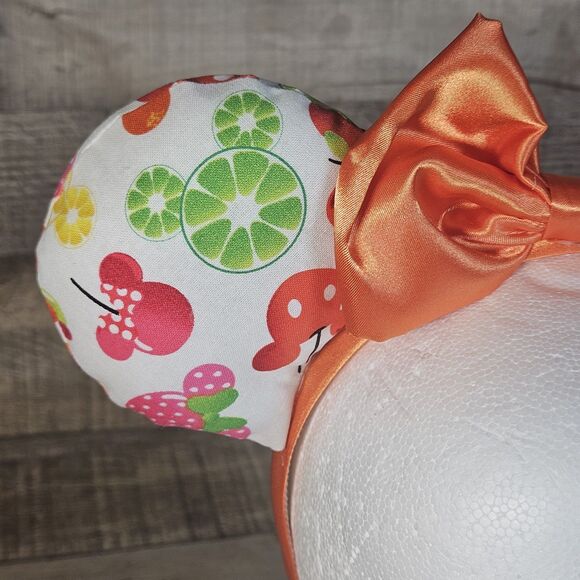 Minnie Mouse Summertime Citrus Fruit Disney Ears Handmade - Picture 3 of 5